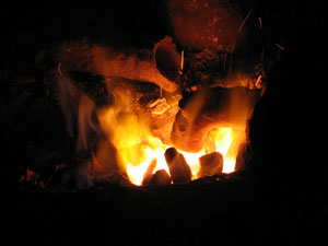 tuyere in the fire
